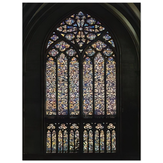 Gerhard Richter - COLOGNE CATHEDRAL WINDOW 2007  75x100 cm / 30x40inches Fine Art Poster