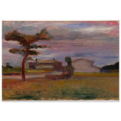 CORSICAN LANDSCAPE 1898 - Henri Matisse Brushed Aluminum Print - 70x100 cm / 28x40 inches | Henri Matisse Aluminum Print | Henri Matisse Prints
