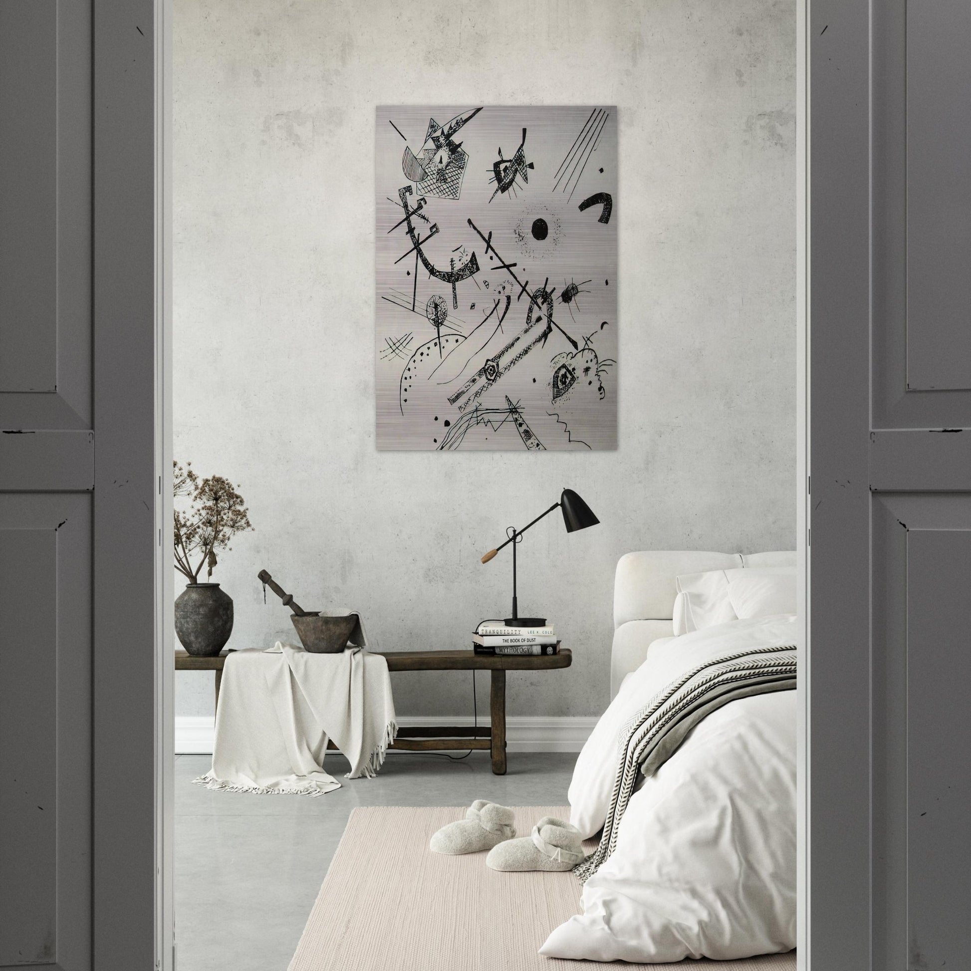 SMALL WORLDS XI 1922 - Wassily Kandinsky Brushed Aluminum Print - 70x100 cm / 28x40 inches | Wassily Kandinsky Aluminum Print | Wassily Kandinsky Prints