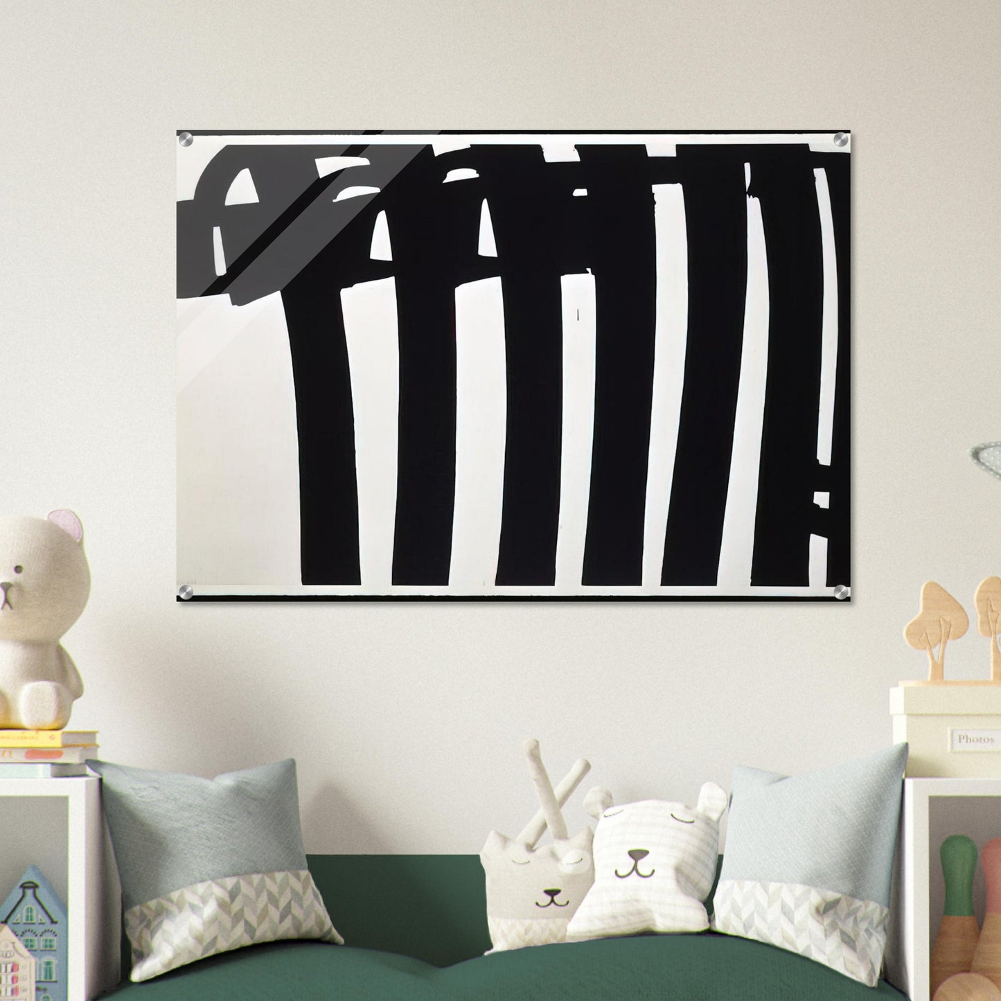 Peinture 202 x 327 cm, 17 janvier 1970 - 1970 - Pierre Soulages Acrylic Print - 70x100 cm / 28x40″ inches
