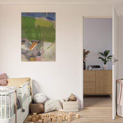 Berkeley #33 - Richard Diebenkorn Brushed Aluminum Print - 70x100 cm / 28x40 inches | Richard Diebenkorn Aluminum Print | Richard Diebenkorn Prints