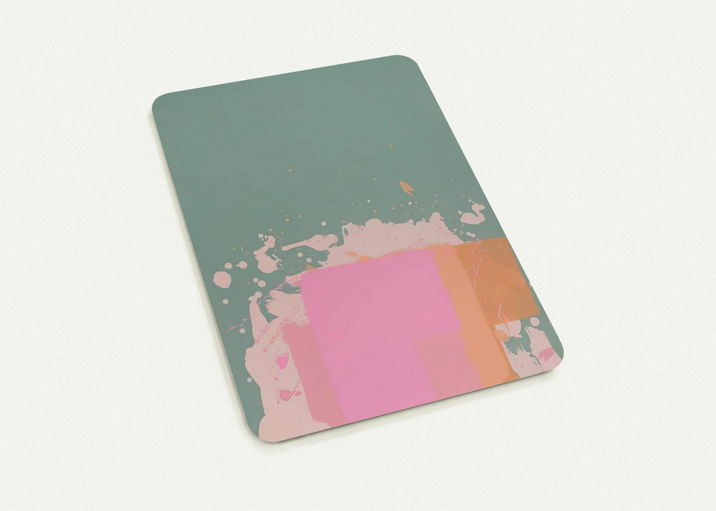 Green, Orange, Pink - 1971 By John Hoyland Pack of 10 Post Cards | John Hoyland Post Cards | A6 (10.5 x 14.8 cm) - 4.1 x 5.8 inches