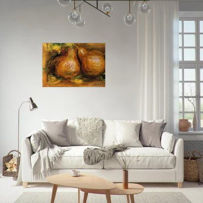 Pears - Pierre-Auguste Renoir Brushed Aluminum Print - 70x100 cm / 28x40 inches | Pierre-Auguste Renoir Aluminum Print | Pierre-Auguste Renoir Prints