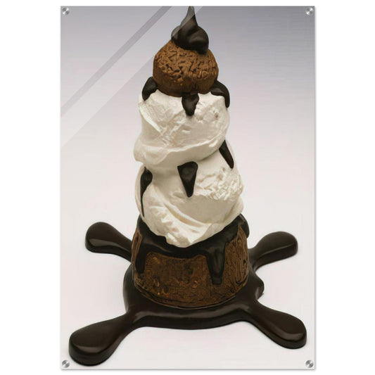 PROFITEROLE 1990 - Claes Oldenburg Acrylic Print - 70x100 cm / 28x40″ inches | Claes Oldenburg Wall Art | Claes Oldenburg Prints