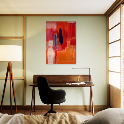 No. 9 - 1948 - Mark Rothko Brushed Aluminum Print - 70x100 cm / 28x40 inches | Mark Rothko Aluminum Print | Mark Rothko Prints