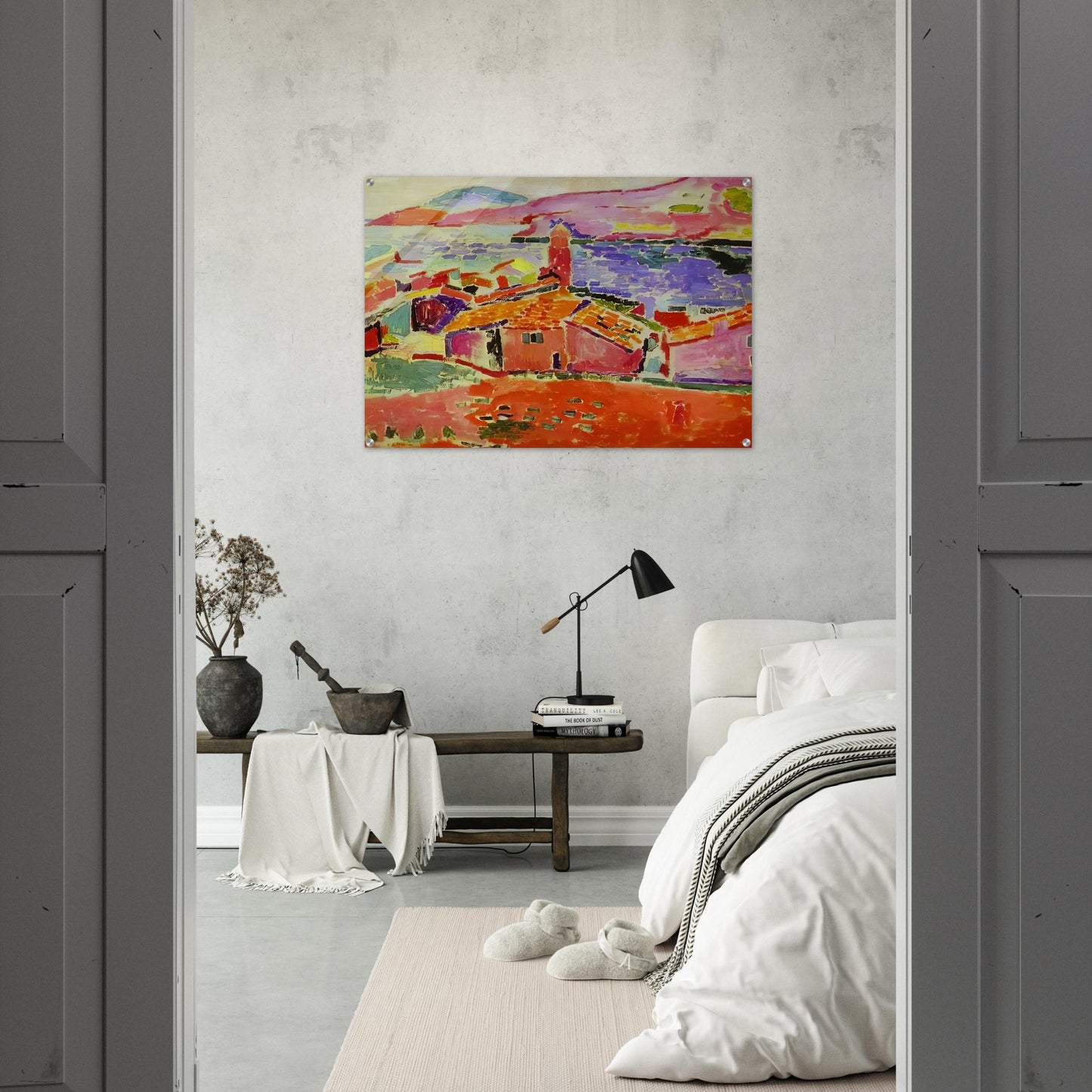 VIEW OF COLLIOURE 1 - Henri Matisse Acrylic Print - 70x100 cm / 28x40″ inches | Henri Matisse Wall Art | Henri Matisse Prints