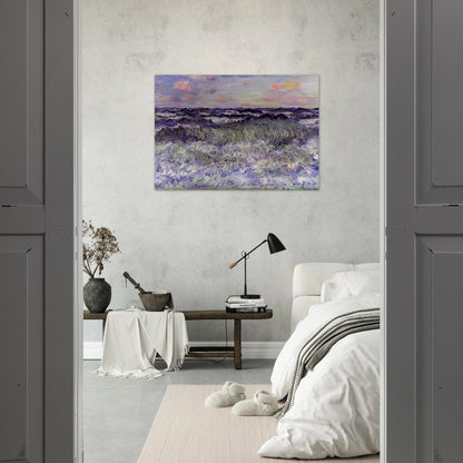 Sea Study - claude monet Brushed Aluminum Print - 70x100 cm / 28x40 inches | claude monet Aluminum Print | claude monet Prints