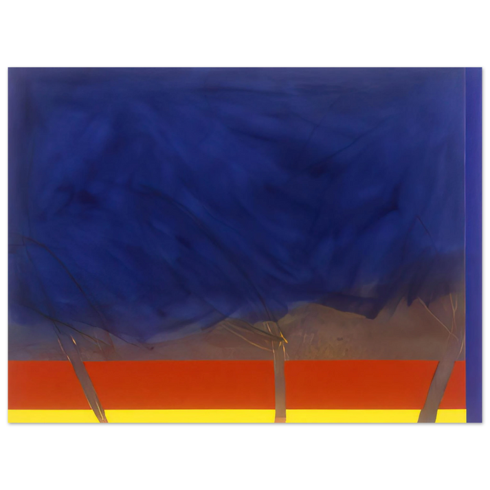 Ronnie Landfield - All Night - 1989  75x100 cm / 30x40inches Fine Art Poster