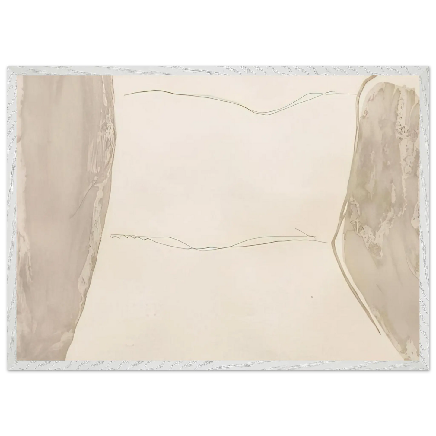 Helen Frankenthaler - Ponti - 1973 Wall art - 15x20 cm / 6x8 Inches - Premium Wooden Framed Poster With Fine Art Paper - Wood frame