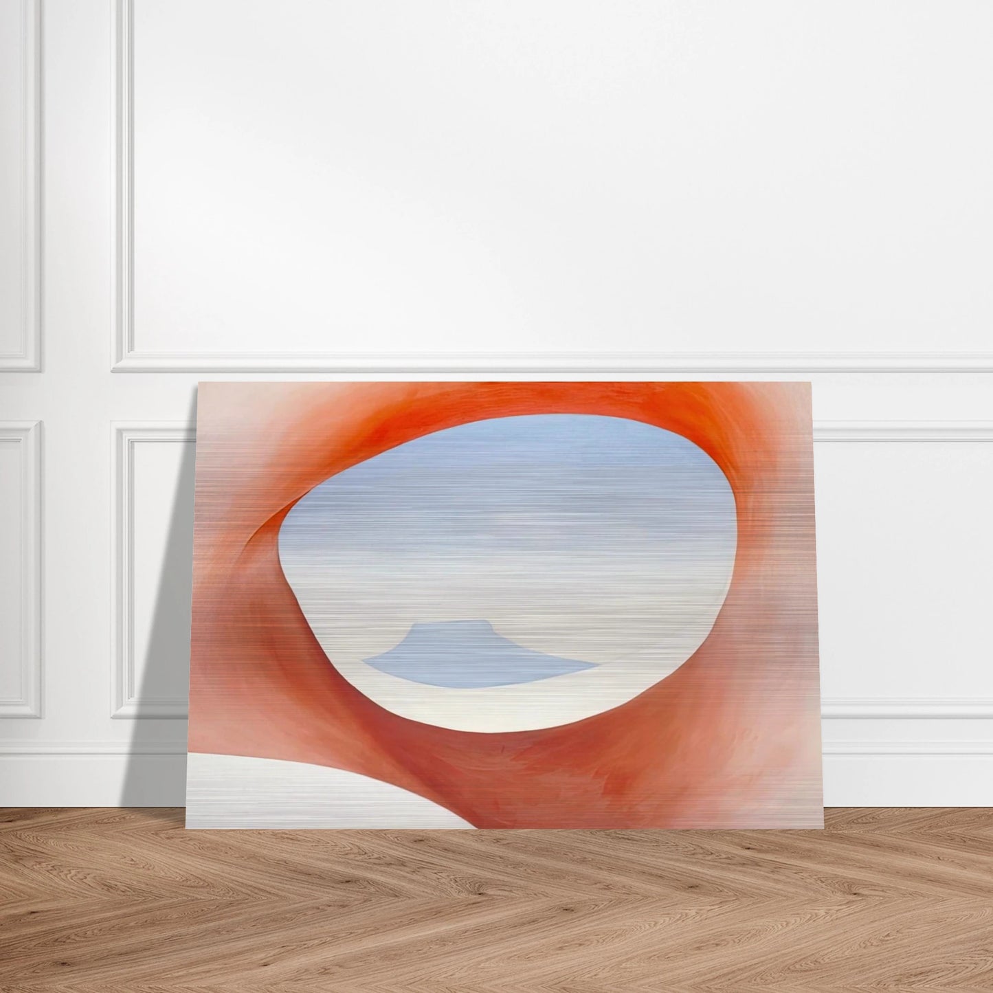 Pedernal - From the Ranch I - Georgia O'Keeffe Brushed Aluminum Print - 70x100 cm / 28x40 inches | Georgia O'Keeffe Aluminum Print | Georgia O'Keeffe Prints