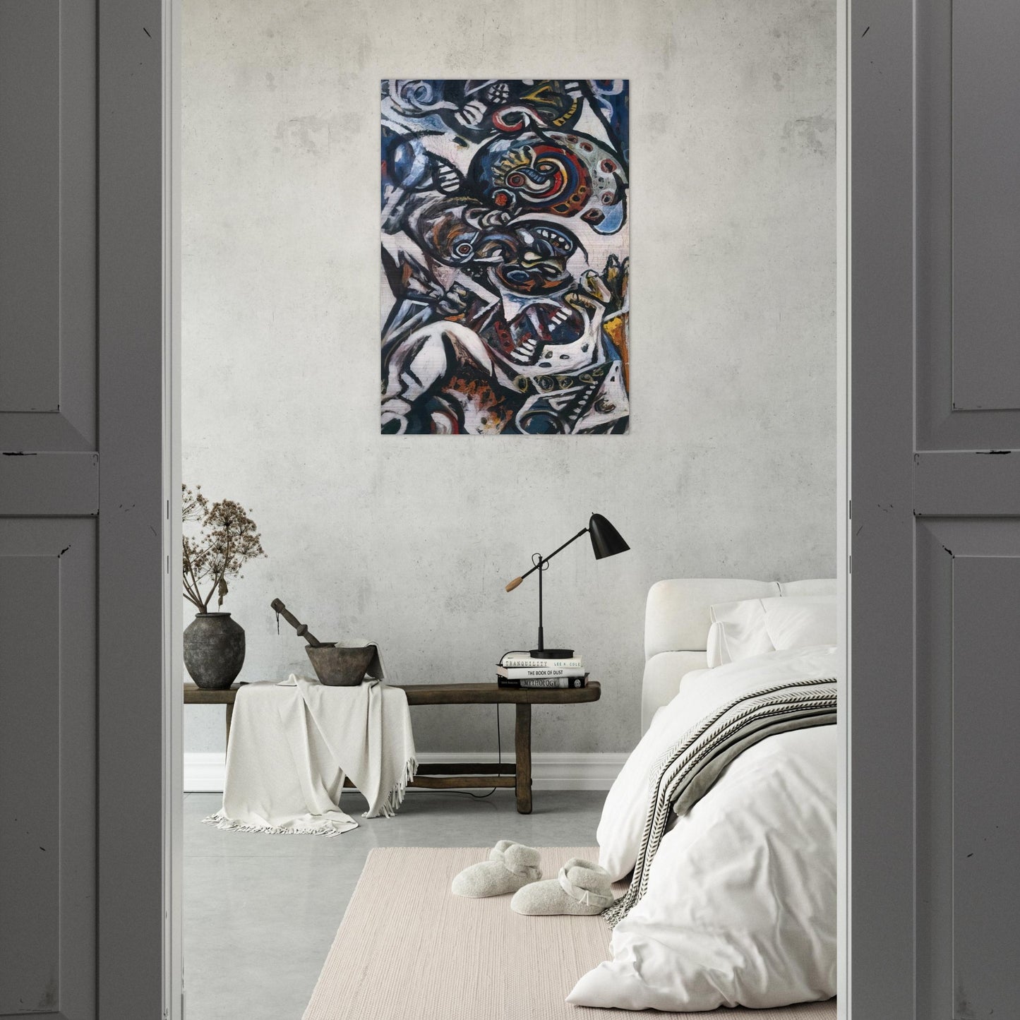BIRTH - Jackson Pollock Brushed Aluminum Print - 70x100 cm / 28x40 inches | Jackson Pollock Aluminum Print | Jackson Pollock Prints