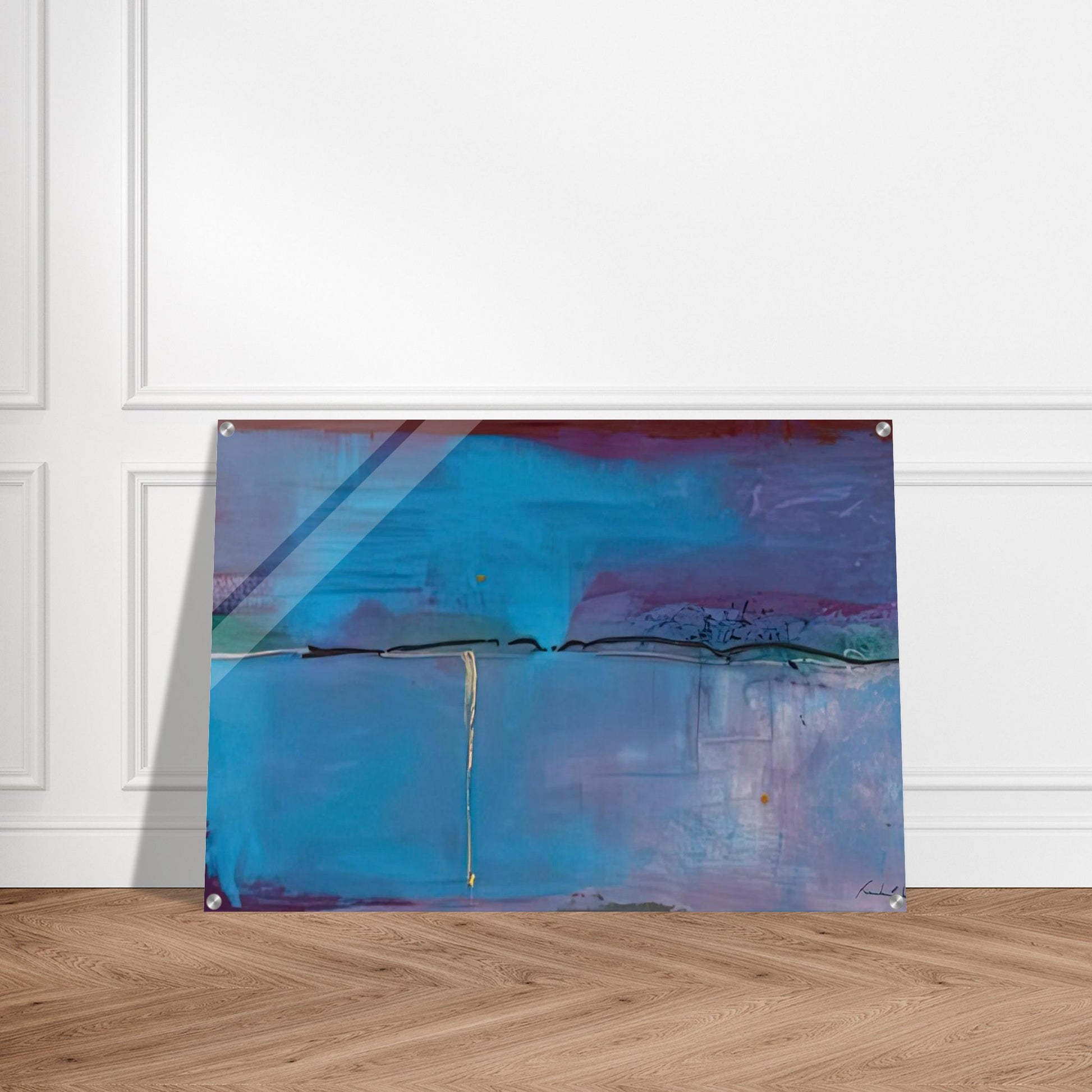 Zone Blue, 1994- - Helen Frankenthaler Acrylic Print - 70x100 cm / 28x40″ inches