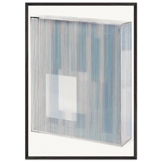 LA BOITE 1967 - Jesus Rafael Soto 70x100 cm / 28x40 inches Framed Art Print – Black Wooden Frame