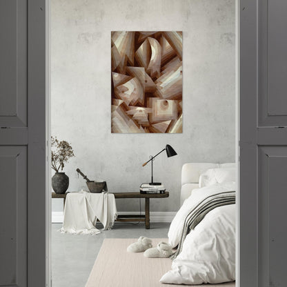 CRYSTAL 1921 - Paul Klee Brushed Aluminum Print - 70x100 cm / 28x40 inches | Paul Klee Aluminum Print | Paul Klee Prints