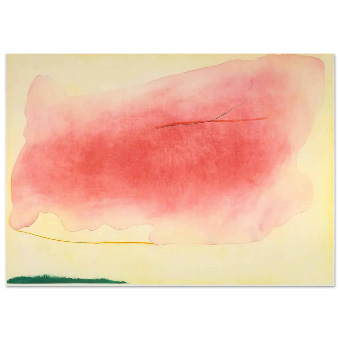 Helen Frankenthaler - Nepenthe - 1972 Wall art - 15x20 cm / 6x8 Inches - Fine Art Poster - -