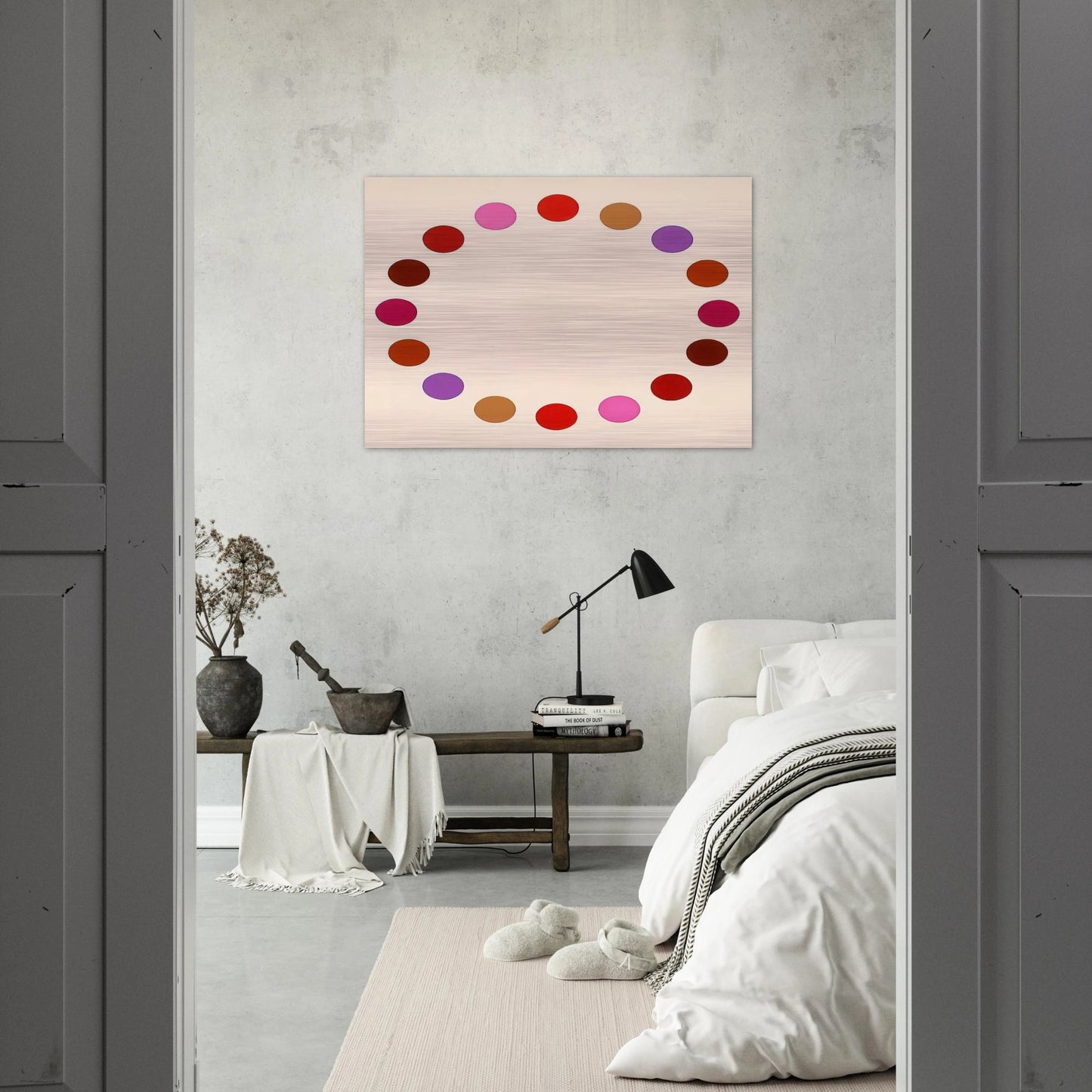 Fold Seven - Op Art - Thomas Downing Brushed Aluminum Print - 70x100 cm / 28x40 inches | Thomas Downing Aluminum Print | Thomas Downing Prints