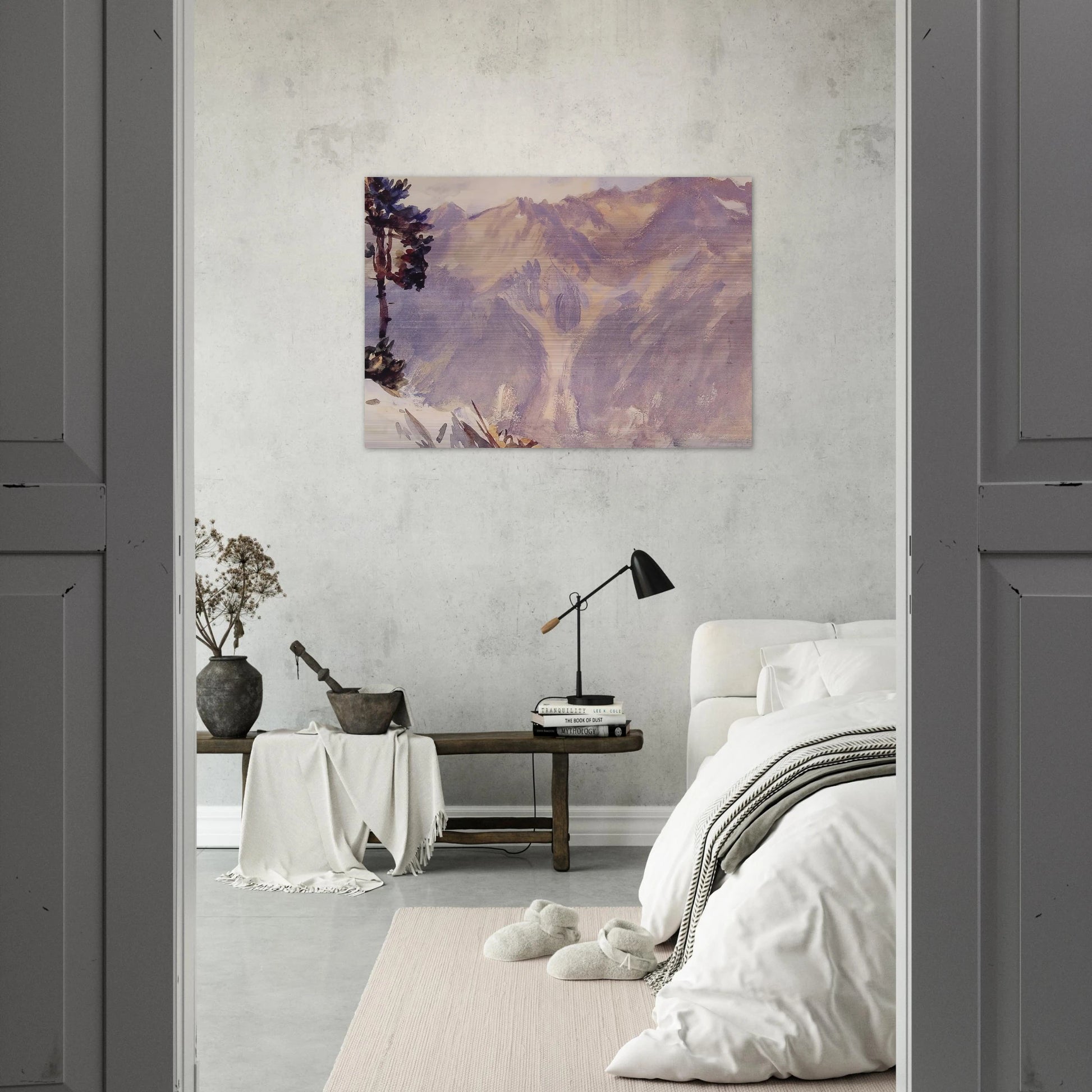 The Tyrol - John Singer Sargent Brushed Aluminum Print - 70x100 cm / 28x40 inches | John Singer Sargent Aluminum Print | John Singer Sargent Prints