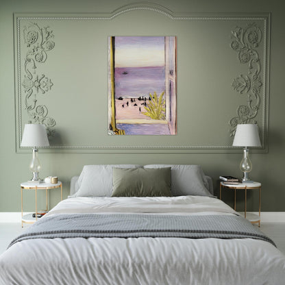 THE OPEN WINDOW 1921 - Henri Matisse Brushed Aluminum Print - 70x100 cm / 28x40 inches | Henri Matisse Aluminum Print | Henri Matisse Prints