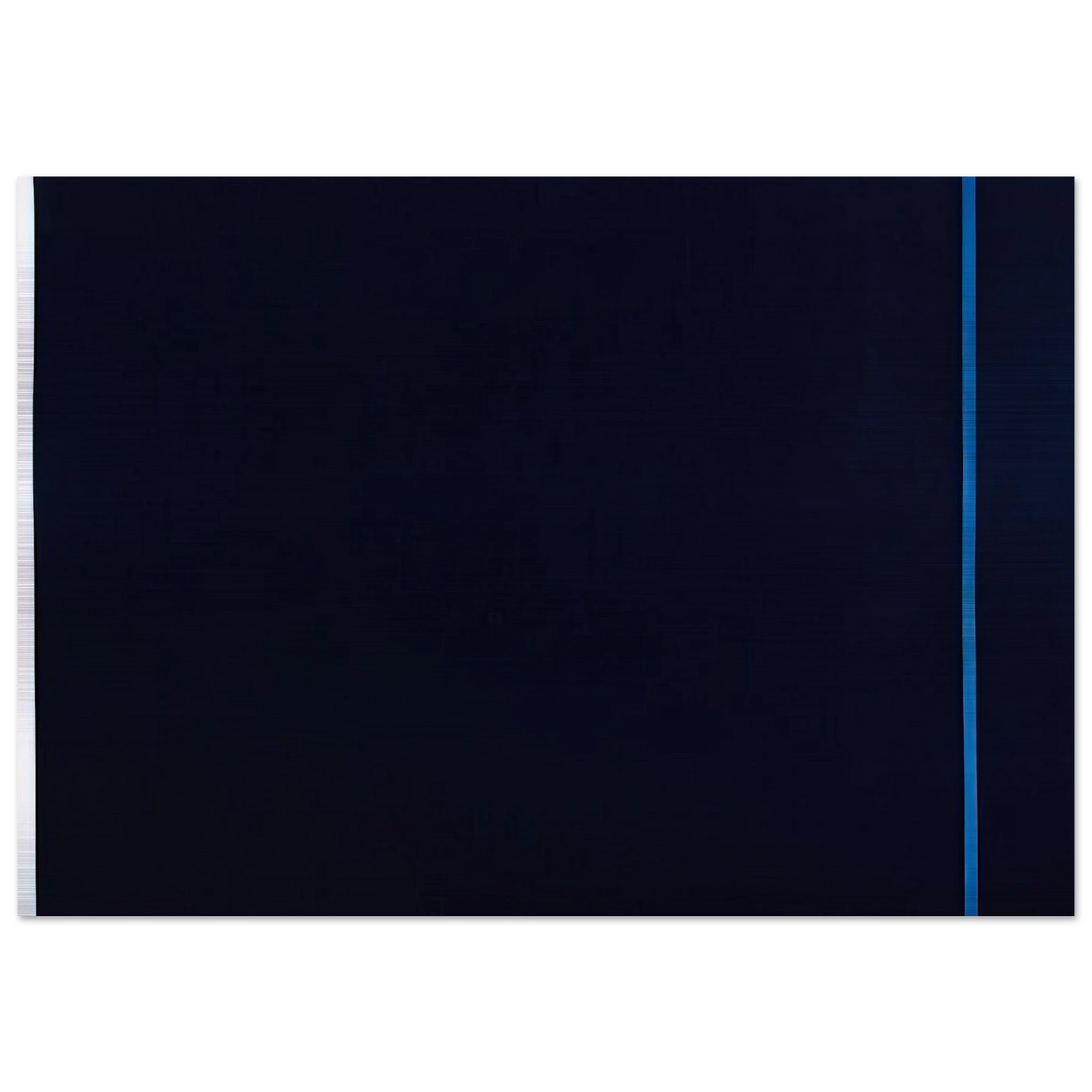 Midnight Blue - Barnett Newman Brushed Aluminum Print - 70x100 cm / 28x40 inches | Barnett Newman Aluminum Print | Barnett Newman Prints