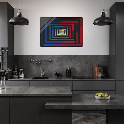 Myrina - 1995 - Piero Dorazio Acrylic Print - 70x100 cm / 28x40″ inches | Piero Dorazio Wall Art | Piero Dorazio Prints