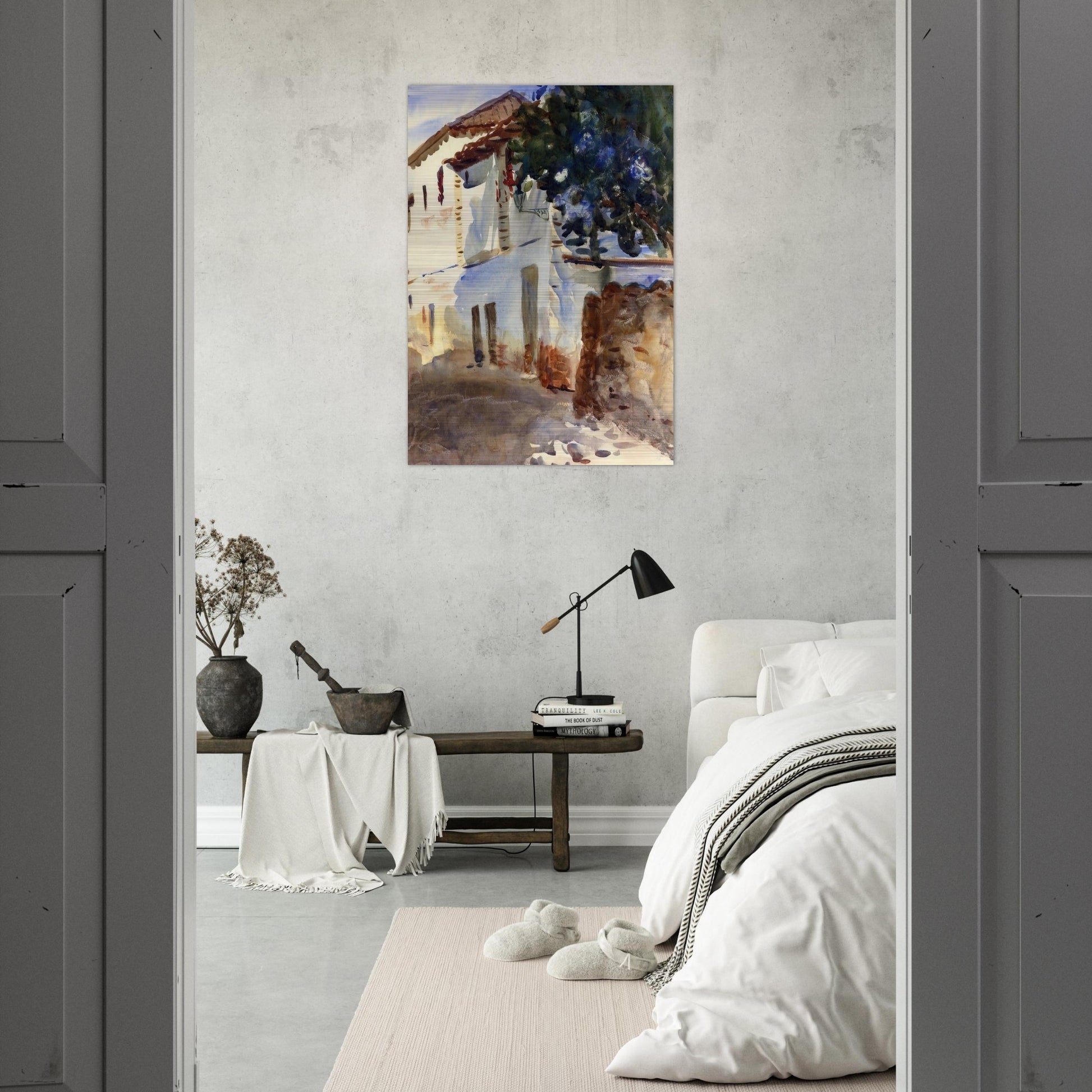 The White House - John Singer Sargent Brushed Aluminum Print - 70x100 cm / 28x40 inches | John Singer Sargent Aluminum Print | John Singer Sargent Prints