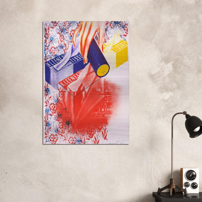 Campaign - James Rosenquist Brushed Aluminum Print - 70x100 cm / 28x40 inches | James Rosenquist Aluminum Print | James Rosenquist Prints