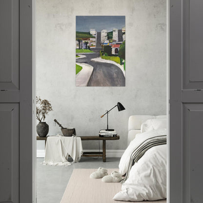 Ingleside - Richard Diebenkorn Brushed Aluminum Print - 70x100 cm / 28x40 inches | Richard Diebenkorn Aluminum Print | Richard Diebenkorn Prints