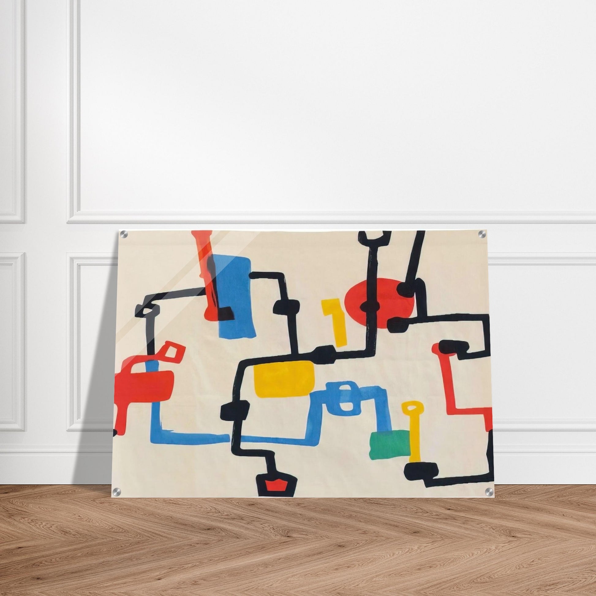 Oil Fields - Etel Adnan Acrylic Print - 70x100 cm / 28x40″ inches
