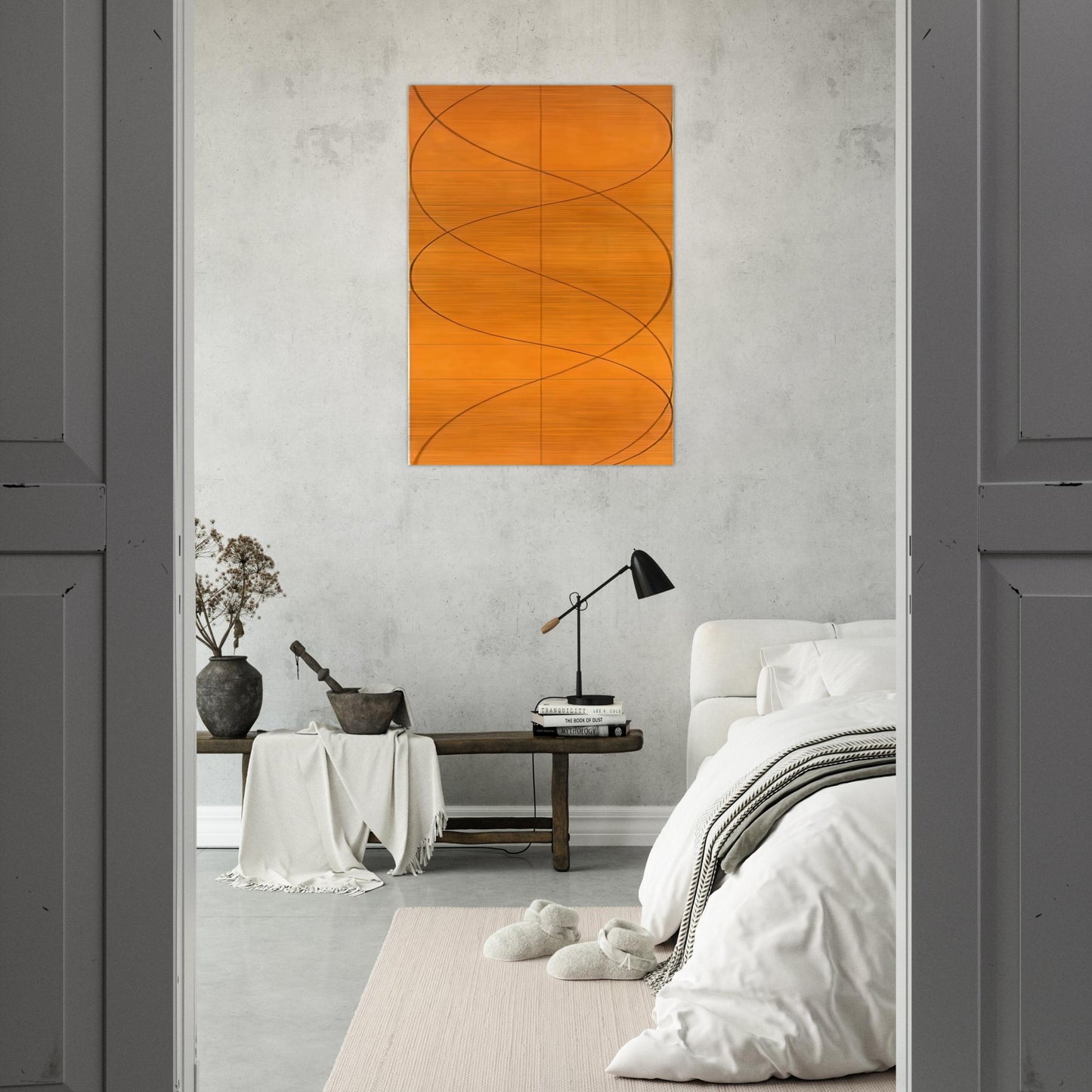 COLUMN PAINTING 16 2004 - Robert Mangold Brushed Aluminum Print - 70x100 cm / 28x40 inches | Robert Mangold Aluminum Print | Robert Mangold Prints