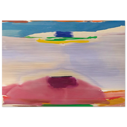 Leveling - 1973 - Helen Frankenthaler Brushed Aluminum Print - 70x100 cm / 28x40 inches | Helen Frankenthaler Aluminum Print | Helen Frankenthaler Prints