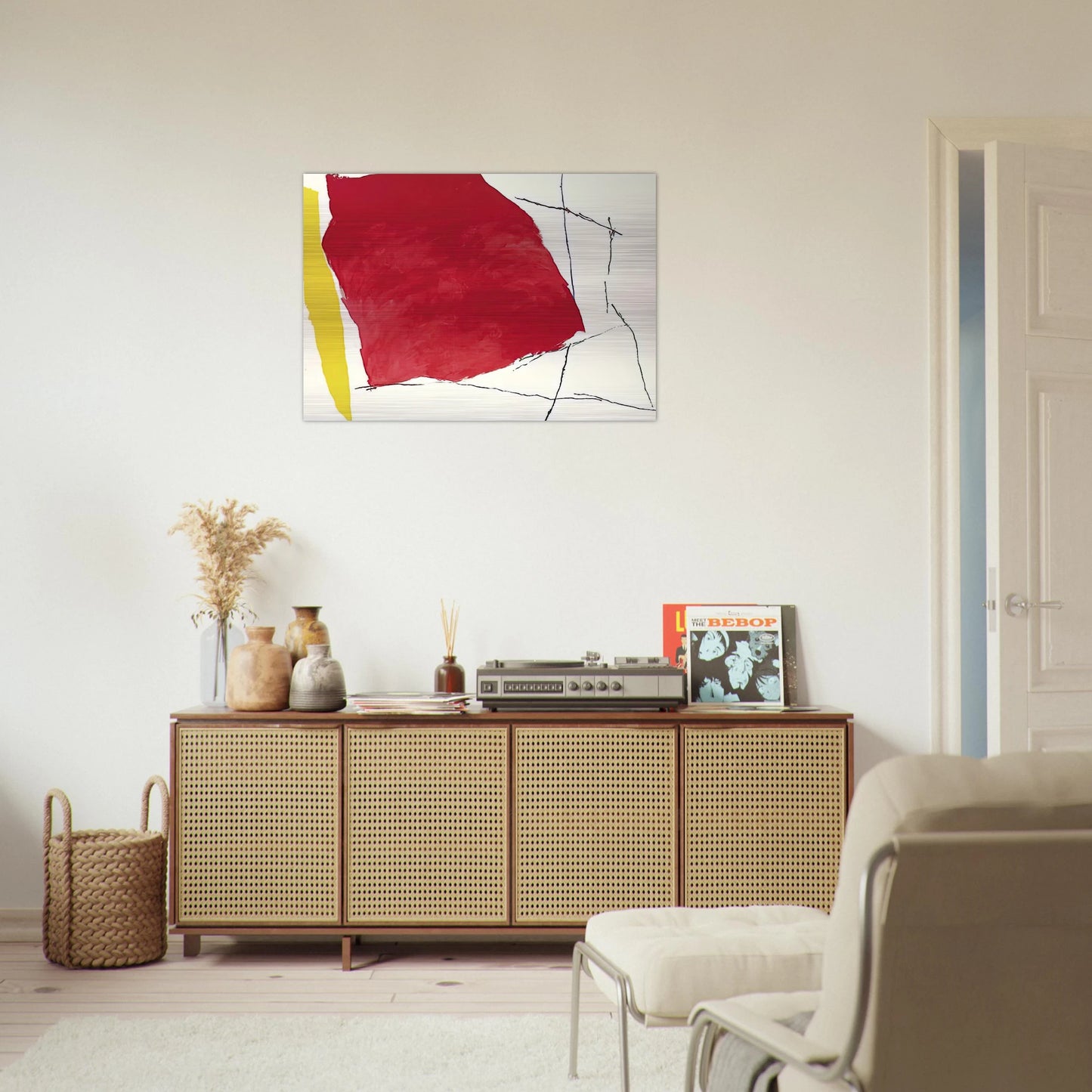 Untitled - 1979 - Ray Parker Brushed Aluminum Print - 70x100 cm / 28x40 inches | Ray Parker Aluminum Print | Ray Parker Prints