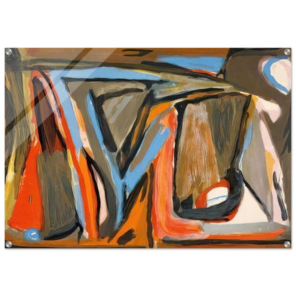 Le tout - 1978 - Bram van Velde Acrylic Print - 70x100 cm / 28x40″ inches