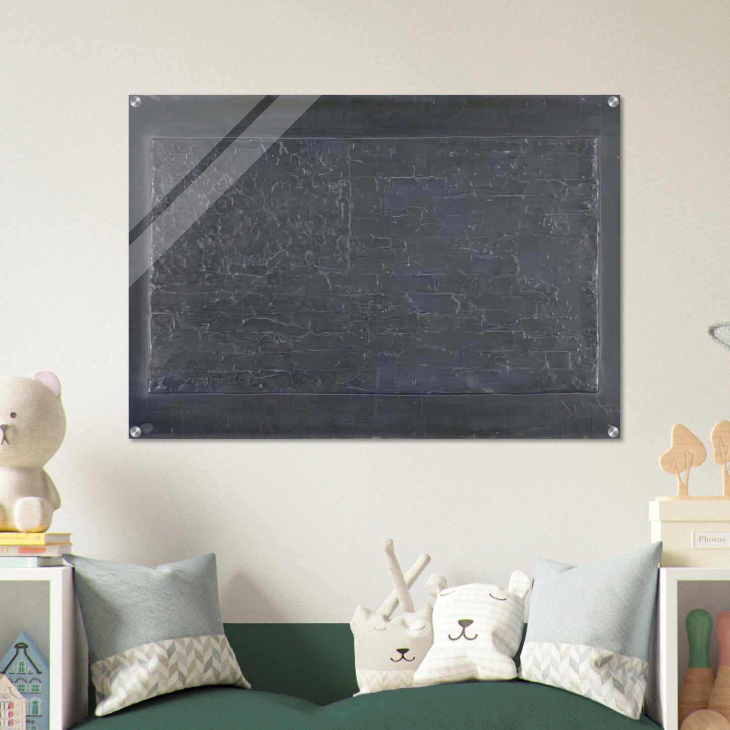 FLAG ULAE 74 - Jasper Johns Acrylic Print - 70x100 cm / 28x40″ inches | Jasper Johns Wall Art | Jasper Johns Prints