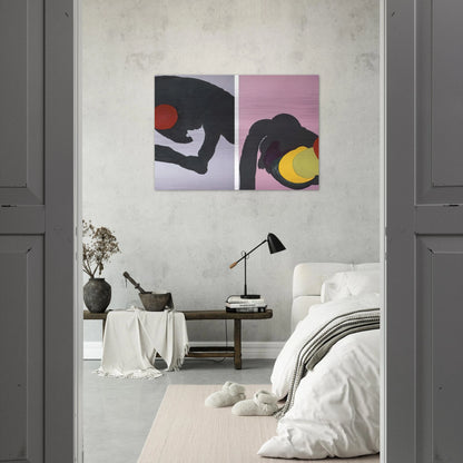 597 - Luis Feito Brushed Aluminum Print - 70x100 cm / 28x40 inches | Luis Feito Aluminum Print | Luis Feito Prints