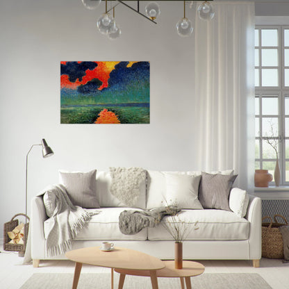 EFFECT OF SUN ON THE WATER LONDON 1906 - Andre Derain Brushed Aluminum Print - 70x100 cm / 28x40 inches | Andre Derain Aluminum Print | Andre Derain Prints
