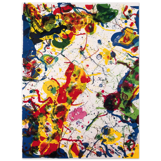 Sam Francis - Untitled  SF-297  L L274   75x100 cm / 30x40inches Fine Art Poster