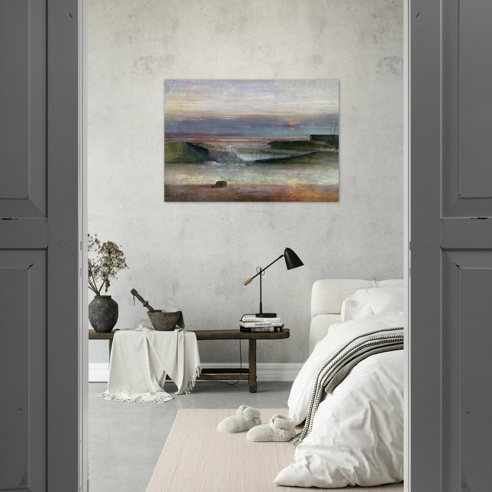 The Wave - 1944 - Victor Pasmore Brushed Aluminum Print - 70x100 cm / 28x40 inches | Victor Pasmore Aluminum Print | Victor Pasmore Prints