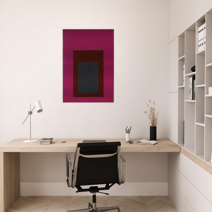 HOMAGE TO THE SQUARE GUARDED 1952 - Josef Albers Brushed Aluminum Print - 70x100 cm / 28x40 inches | Josef Albers Aluminum Print | Josef Albers Prints
