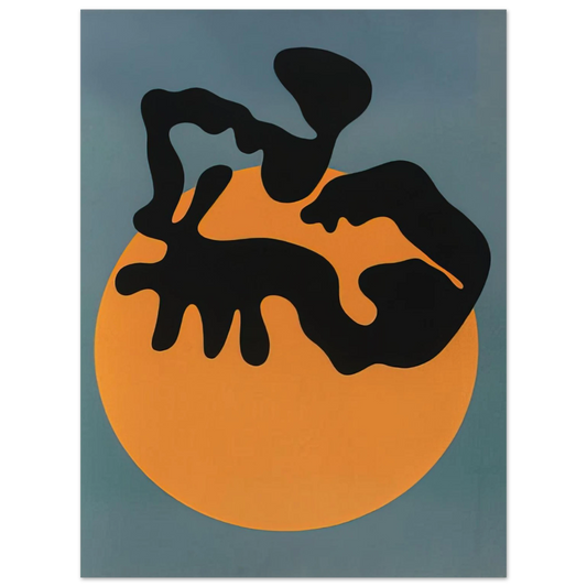 Jean Arp - Not far from the sun, the moon and the stars  75x100 cm / 30x40inches Fine Art Poster