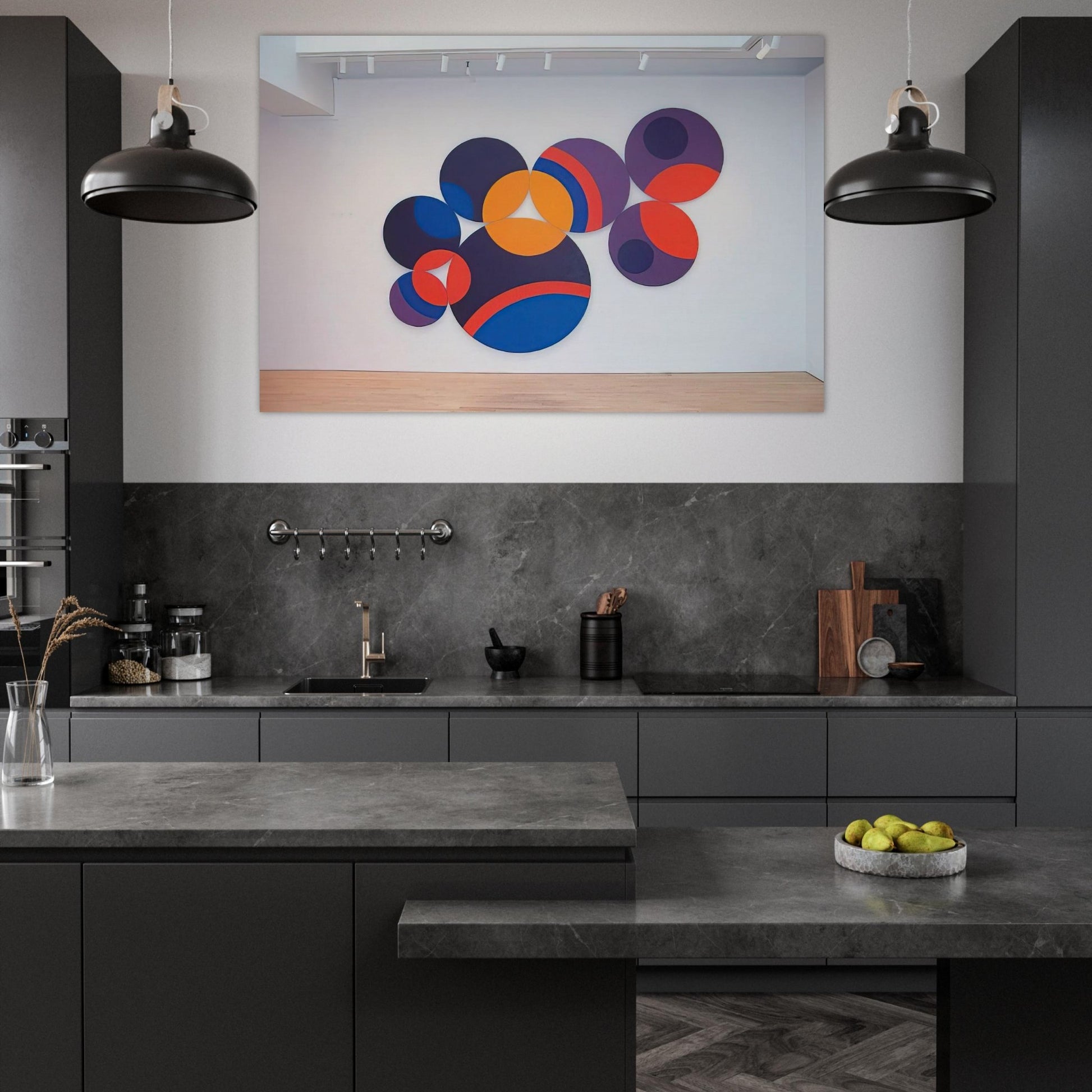Constellation Twelve Circles - 1969 - Leon Polk Smith Art Prints - 100x150 cm / 40x60″ inches | Leon Polk Smith Poster | Leon Polk Smith Prints