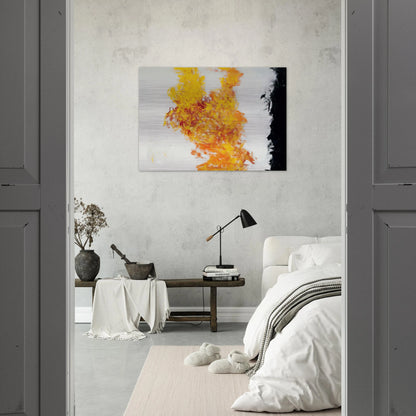 The Door - 1961 - Theodoros Stamos Brushed Aluminum Print - 70x100 cm / 28x40 inches | Theodoros Stamos Aluminum Print | Theodoros Stamos Prints