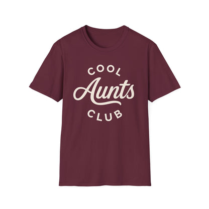 T-shirt du Cool Aunts Club, T-shirt rigolo pour tante, T-shirt graphique "Meilleure tante jamais", T-shirt mignon et impertinent pour la famille