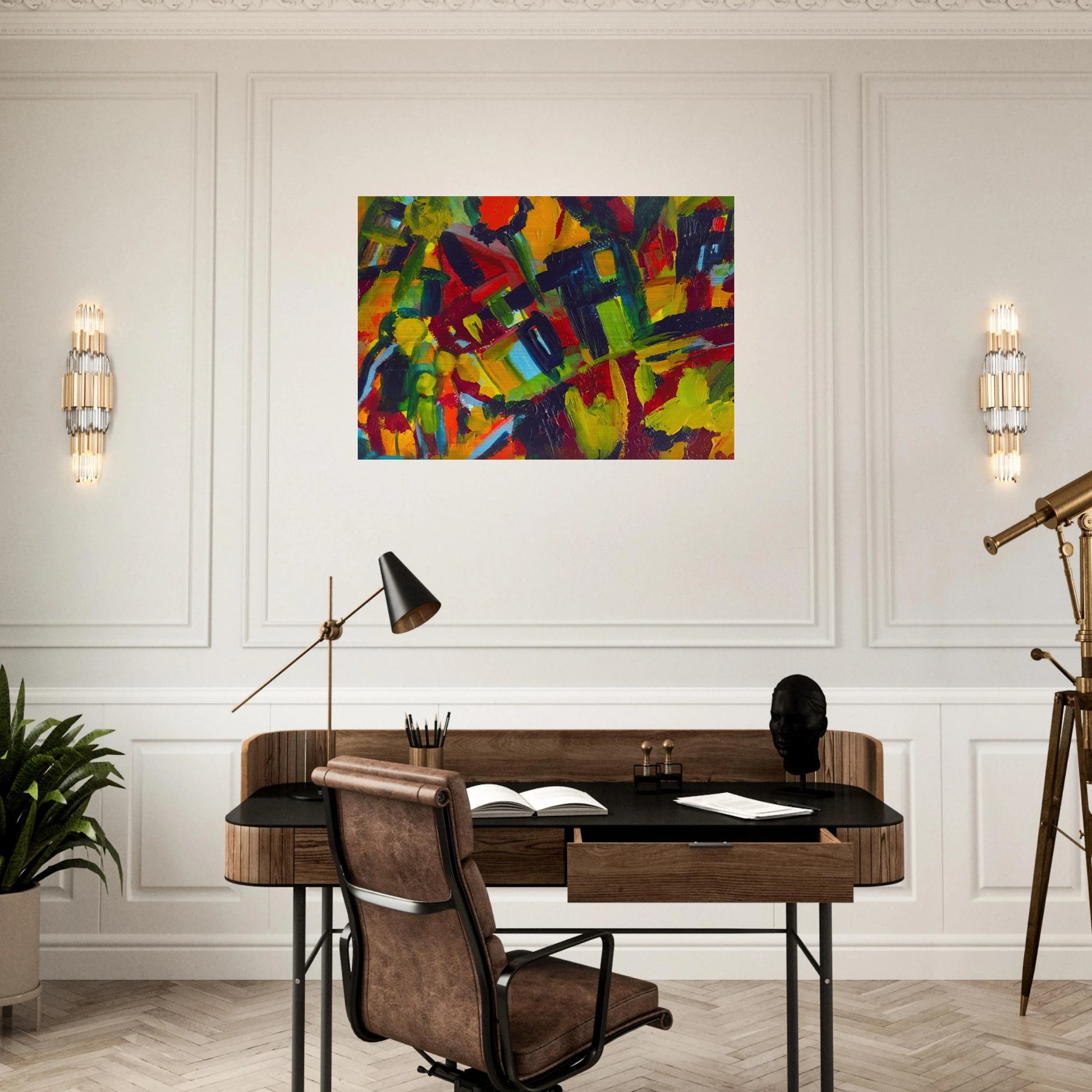 NOT_DETECTED_189365 - Wassily Kandinsky Brushed Aluminum Print - 70x100 cm / 28x40 inches | Wassily Kandinsky Aluminum Print | Wassily Kandinsky Prints