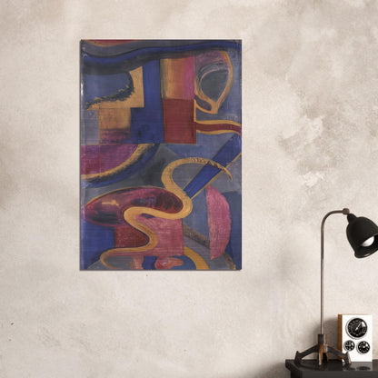Composizione Dada - Abstract Art - Julius Evola Brushed Aluminum Print - 70x100 cm / 28x40 inches | Julius Evola Aluminum Print | Julius Evola Prints