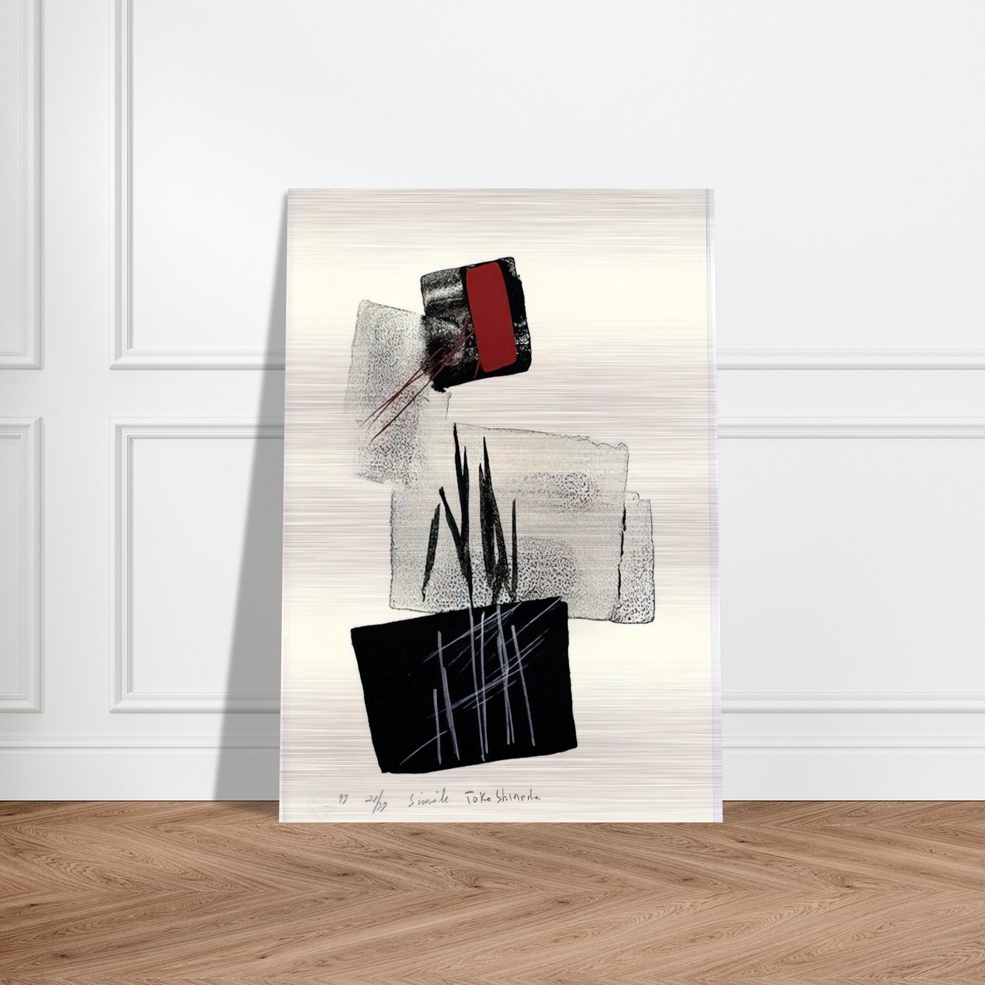 Simile - 1997 - Toko Shinoda Brushed Aluminum Print - 70x100 cm / 28x40 inches | Toko Shinoda Aluminum Print | Toko Shinoda Prints