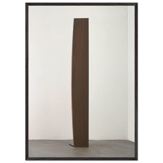 Curve XXXVI - Ellsworth Kelly 70x100 cm / 28x40 inches Framed Art Print – Black Wooden Frame
