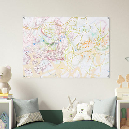 POLYTROPOS 1982 - Nancy Graves Acrylic Print - 70x100 cm / 28x40″ inches | Nancy Graves Wall Art | Nancy Graves Prints