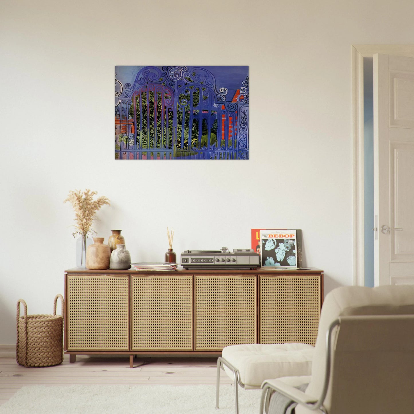 THE GRID 1930 - Raoul Dufy Brushed Aluminum Print - 70x100 cm / 28x40 inches | Raoul Dufy Aluminum Print | Raoul Dufy Prints