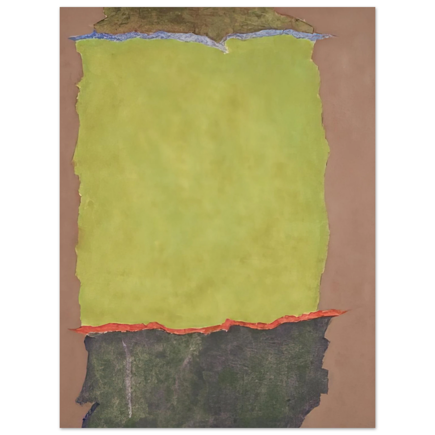 Theodoros Stamos - Infinity Field #2 Lefkada Series - 1978  75x100 cm / 30x40inches Fine Art Poster