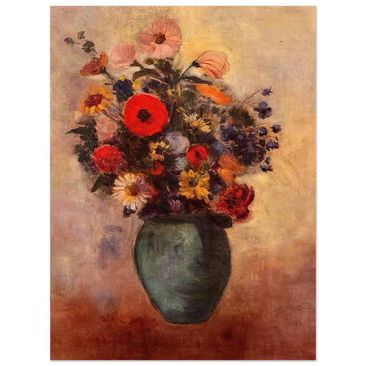 Odilon Redon - VASE OF FLOWERS 3  75x100 cm / 30x40inches Fine Art Poster